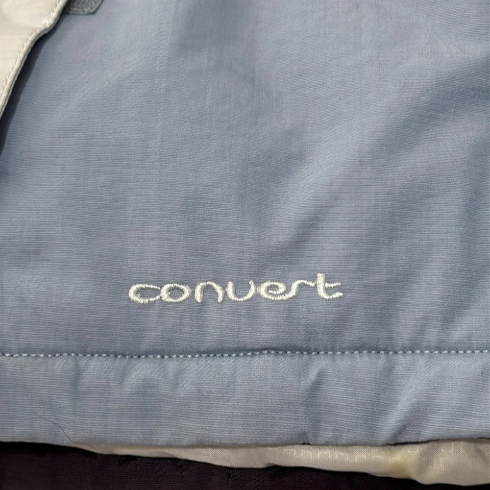 Columbia Convert Sky Blue Ski Jacket with fleece lining size 10/12